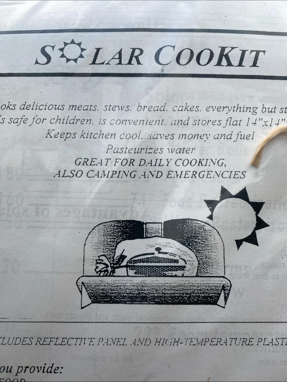 NIB 2- Solar CooKit